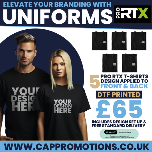 5 Pro RTX T shirts Printed Front & Back