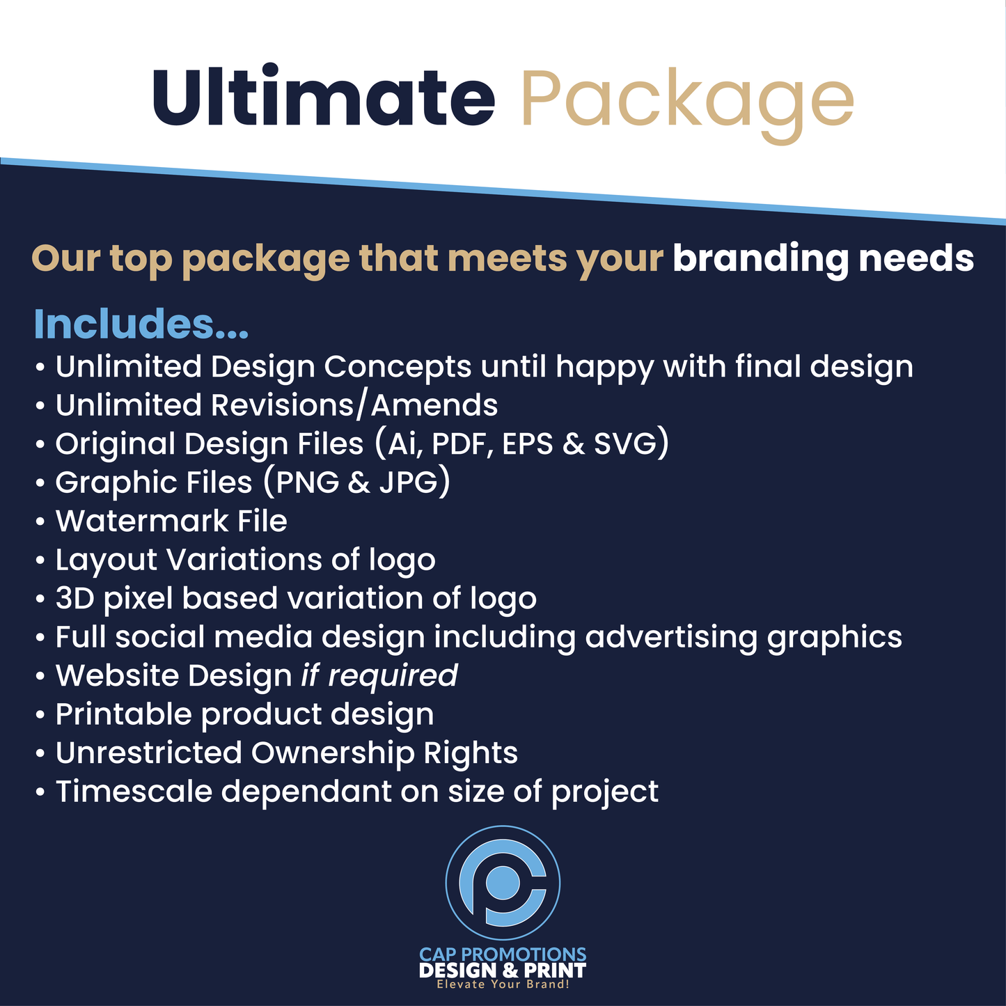 Ultimate Package (Enquire for Price)